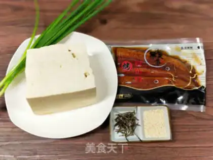 Make Fried eel tofu step 1