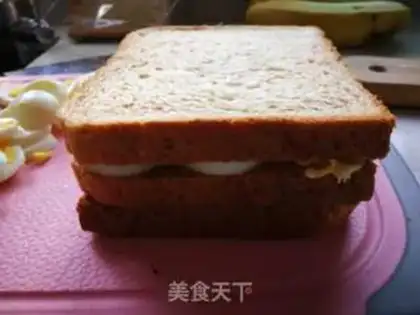 Make Butter egg sandwich step 6
