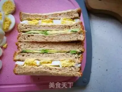 Make Butter egg sandwich step 7