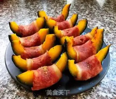 Make Bacon rolls, melons step 9