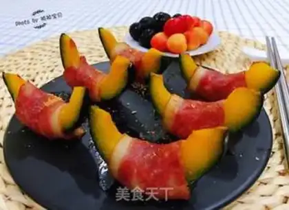 Make Bacon rolls, melons step 10