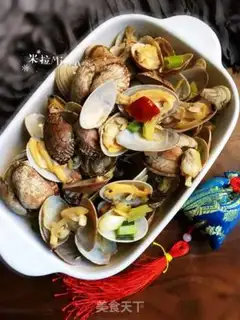 Make Scrambled clams step 8