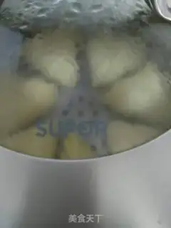 Make Black Sesame Sugar Pumping Triangle step 7