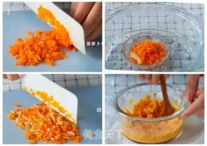 Make Sichuan salmon omelet step 1