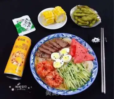 Make Luxury and cold noodles step 16