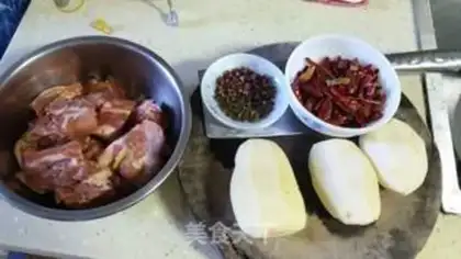 Make Dried ribs, fries step 0