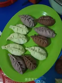 Make Three-colour dumplings step 15