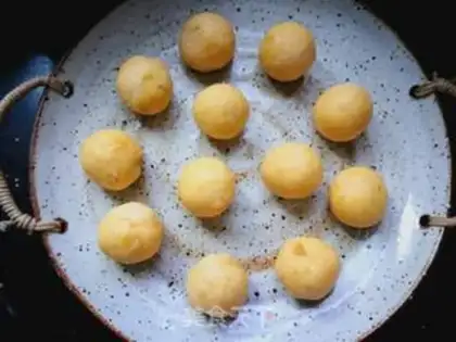 Make Potato rice ball step 5