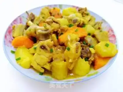 Make Curry potato chicken step 12