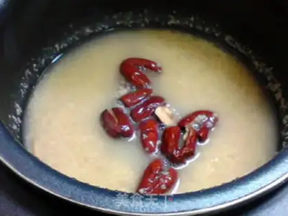Make A little rice porridge step 6