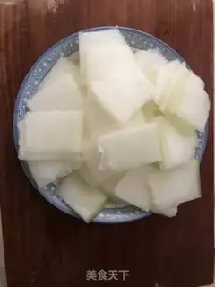Make Clear the winter melon step 0