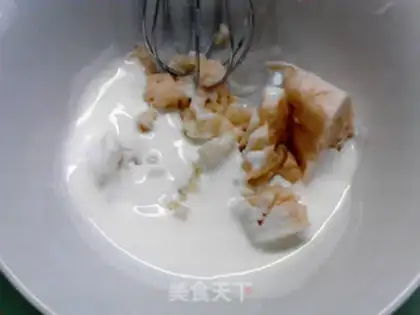 Make Banana yogurt step 1