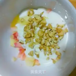 Make Peach walnut yogurt step 5