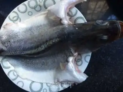 Make Steam sea bass step 1