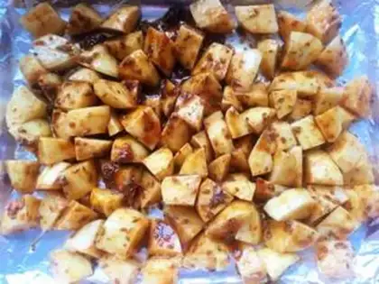 Make Barbecue potatoes step 2