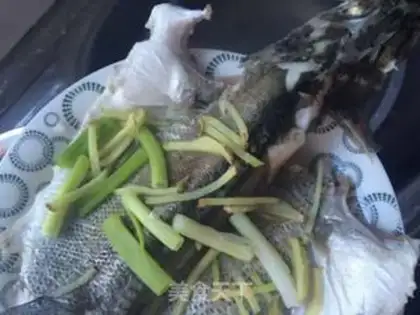 Make Steam sea bass step 5