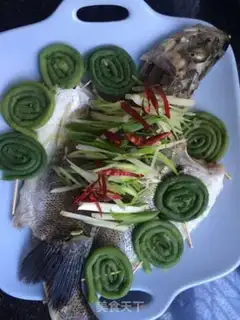 Make Steam sea bass step 8