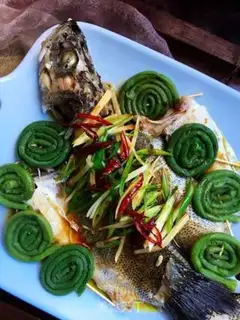 Make Steam sea bass step 9