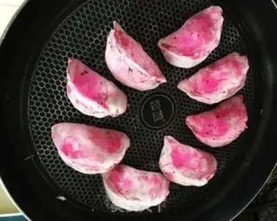 Make Flamingo veggie pot sticker step 8