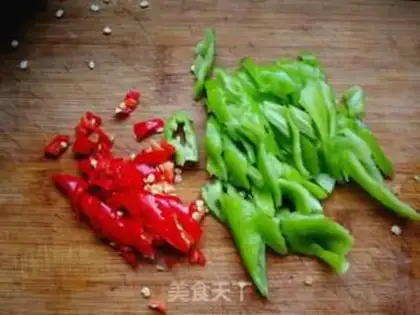 Make Cream peppers for veggies step 1