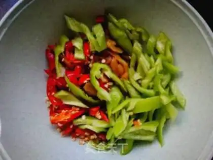 Make Cream peppers for veggies step 2