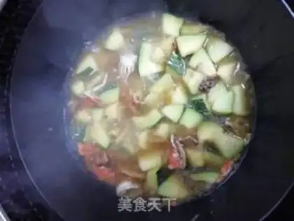Make Pumpkin potatoes to cover the crabs step 5