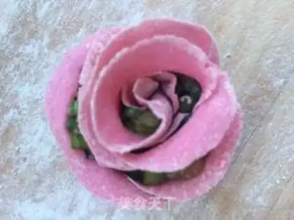 Make Romantic rose steam step 9
