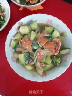 Make Pumpkin potatoes to cover the crabs step 6