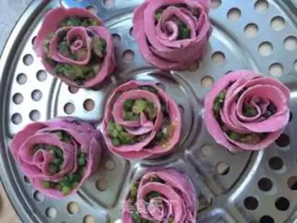 Make Romantic rose steam step 10