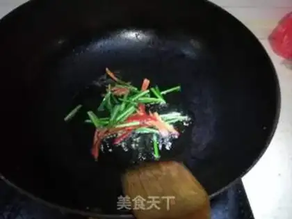 Make The green bean sprouts step 4