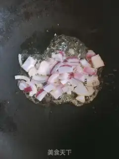 Make Bacon ham pizza step 4