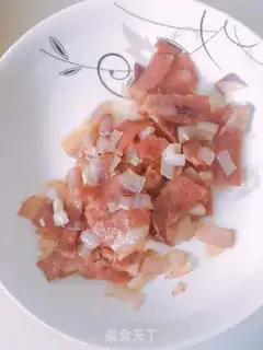 Make Bacon ham pizza step 6