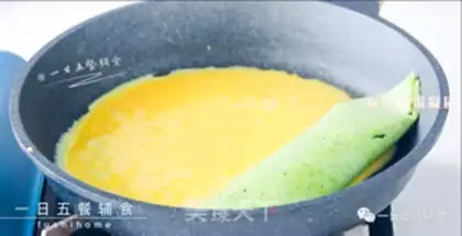Make cucumber carrot omelet step 8