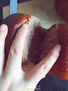 Make All-wheat cocoa toast step 6