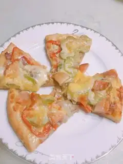 Make Bacon ham pizza step 18