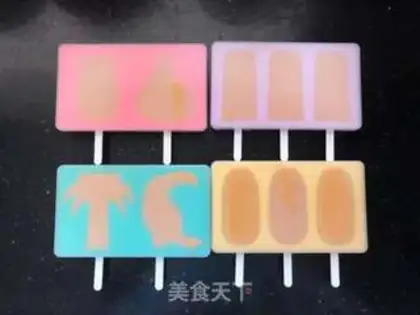 Make Cream butter popsicles step 4