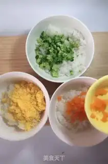 Make Three-coloured cheesies step 5