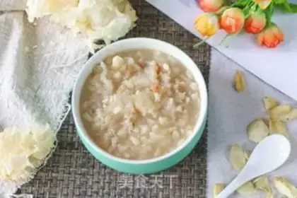 Make Silver-eared oatmeal step 8