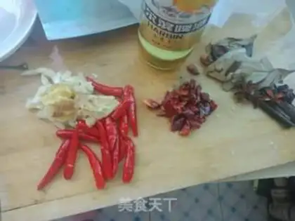 Make Spicy beans step 1
