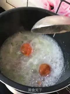 Make Crab congee step 8