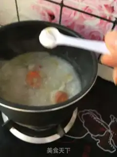 Make Crab congee step 10