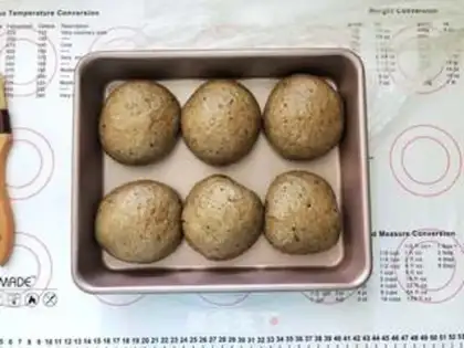 Make Black sesame burger step 10