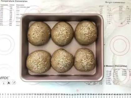 Make Black sesame burger step 11