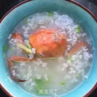 Make Crab congee step 12