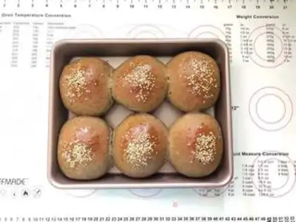 Make Black sesame burger step 13