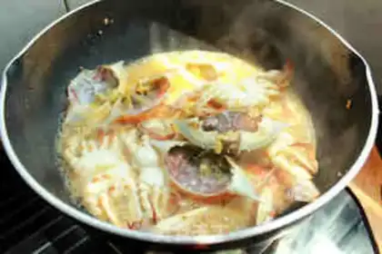 Make Sand tea and crabs step 3