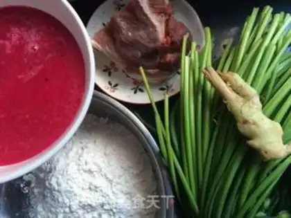 Make Pork dumplings step 1