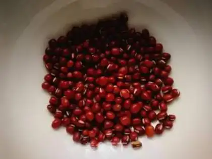 Make Red beans, red potatoes, rice step 1