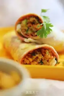 Make Vegetable burrito step 13