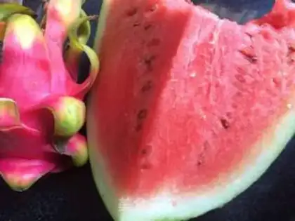 Make Watermelon fire dragon juice step 0